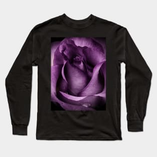 Purple Rose Long Sleeve T-Shirt